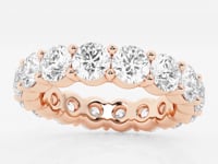Amelia-Artificial Diamond Eternity ring for Female