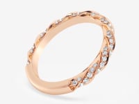 Arabelle-Artificial Diamond Wedding ring for Female