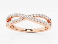 Aubrey-Artificial Diamond Wedding ring for Female