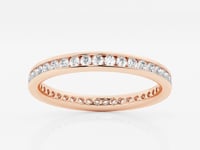 Aurora-Artificial Diamond Eternity ring for Female