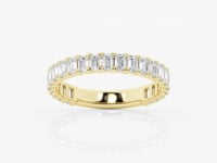 Zuri-Lab Grown Diamond Eternity Wedding Band for Women