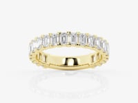 Zuri-Lab Grown Diamond Eternity Wedding Band for Women