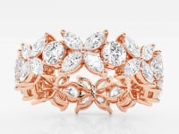 Diana-Artificial Diamond Eternity ring for Female
