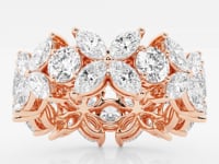 Diana-Artificial Diamond Eternity ring for Female