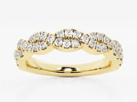 Lila-Lab Grown Diamond Wedding Band for Women