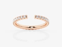 Rachel-Artificial Diamond Wedding ring for Female