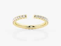 Rachel-Lab Grown Diamond Wedding Band for Women