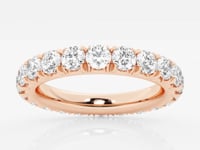 Naomi-Artificial Diamond Eternity ring for Female