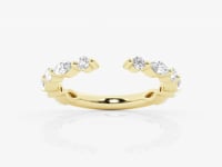 Evie-Lab Grown Diamond Wedding Band for Women