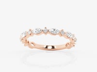 Viviana-Artificial Diamond Wedding ring for Female