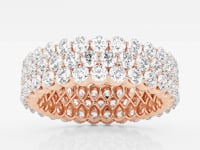Vivienne-Artificial Diamond Eternity ring for Female