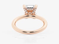 Eleanor-Hidden Halo Engagement Ring - Lab Grown Diamonds