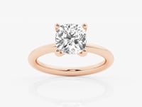 Eleanor-Hidden Halo Engagement Ring - Lab Grown Diamonds