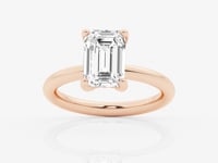 Eleanor-Hidden Halo Engagement Ring - Lab Grown Diamonds