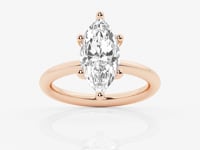Eleanor-Hidden Halo Engagement Ring - Lab Grown Diamonds