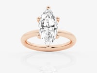 Eleanor-Hidden Halo Engagement Ring - Lab Grown Diamonds