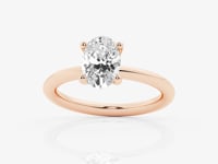 Eleanor-Hidden Halo Engagement Ring - Lab Grown Diamonds