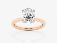 Eleanor-Hidden Halo Engagement Ring - Lab Grown Diamonds
