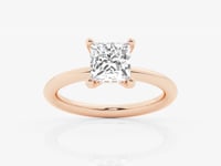 Eleanor-Hidden Halo Engagement Ring - Lab Grown Diamonds