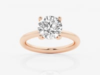 Eleanor-Hidden Halo Engagement Ring - Lab Grown Diamonds