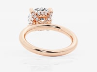 Eleanor-Hidden Halo Engagement Ring - Lab Grown Diamonds