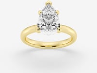 Elise-Lab Grown Diamond Engagement Ring for Women