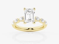Mila-Lab Grown Diamond Engagement Ring for Women