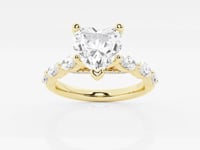 Mila-Lab Grown Diamond Engagement Ring for Women