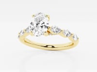 Mila-Lab Grown Diamond Engagement Ring for Women