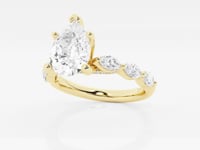 Mila-Lab Grown Diamond Engagement Ring for Women