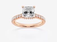 Sienna-Hidden Halo Engagement Ring - Lab Grown Diamonds