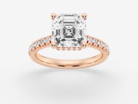 Sienna-Hidden Halo Engagement Ring - Lab Grown Diamonds
