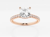 Sienna-Hidden Halo Engagement Ring - Lab Grown Diamonds
