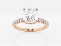 Sienna-Hidden Halo Engagement Ring - Lab Grown Diamonds