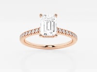 Sienna-Hidden Halo Engagement Ring - Lab Grown Diamonds