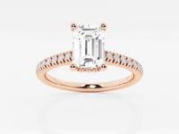 Sienna-Hidden Halo Engagement Ring - Lab Grown Diamonds