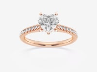 Sienna-Hidden Halo Engagement Ring - Lab Grown Diamonds