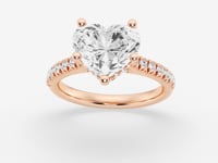 Sienna-Hidden Halo Engagement Ring - Lab Grown Diamonds