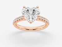 Sienna-Hidden Halo Engagement Ring - Lab Grown Diamonds