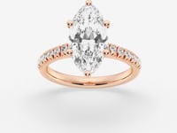Sienna-Hidden Halo Engagement Ring - Lab Grown Diamonds
