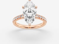 Sienna-Hidden Halo Engagement Ring - Lab Grown Diamonds