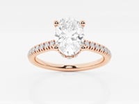 Sienna-Hidden Halo Engagement Ring - Lab Grown Diamonds