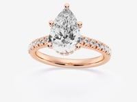 Sienna-Hidden Halo Engagement Ring - Lab Grown Diamonds
