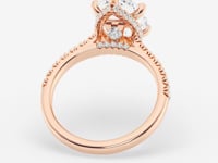 Sienna-Hidden Halo Engagement Ring - Lab Grown Diamonds