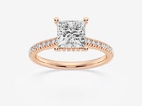 Sienna-Hidden Halo Engagement Ring - Lab Grown Diamonds
