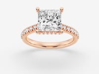 Sienna-Hidden Halo Engagement Ring - Lab Grown Diamonds