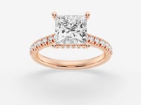 Sienna-Hidden Halo Engagement Ring - Lab Grown Diamonds