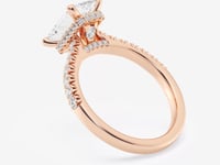 Sienna-Hidden Halo Engagement Ring - Lab Grown Diamonds