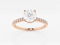 Sienna-Hidden Halo Engagement Ring - Lab Grown Diamonds