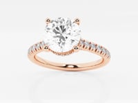 Sienna-Hidden Halo Engagement Ring - Lab Grown Diamonds